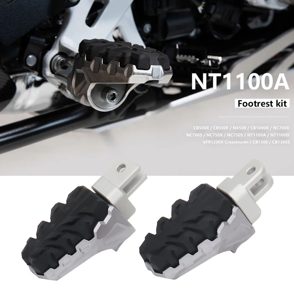 

For Honda CB500X CB500F NC700X NC750X NC700S NC750S CB1000R VFR1200X Crosstourer CB1300 S Motorcycle Foot Pegs Footrests Pedals