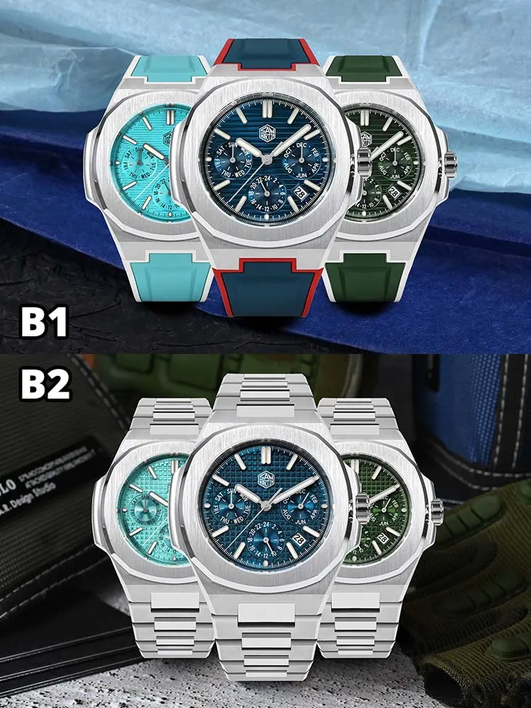 S*R様 サンマーティン SANMARTIN アナログ自動巻き時計 ブロンズ