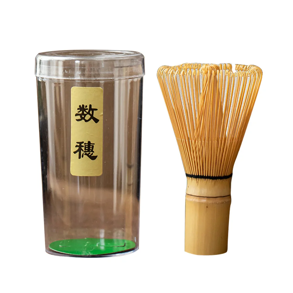 1pc Matcha Powder Whisk, Teaware Bamboo Brush, Green Tea Stirrer, For Home