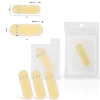 10pcs Silicone Eyebrow Protection Tape Tattoo Real Operation Transfer Sticker Tattoo Permanent Skin Eyebrow Line Practice Tools 1