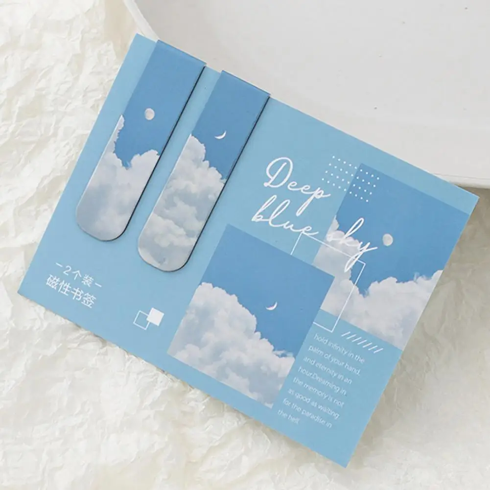 Bookmark Cloud Series Magnetic Bookmarks For Reading