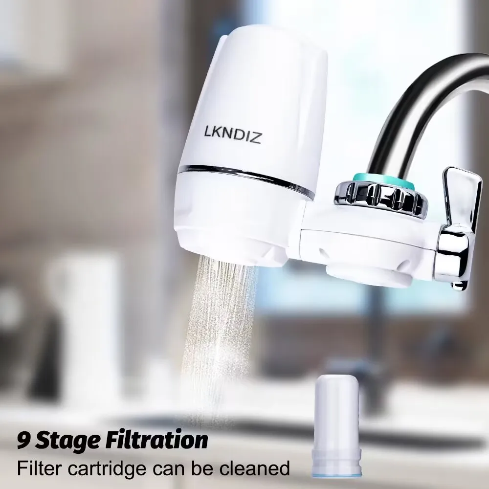 Clean Kitchen Faucet Tap Water Purifier Washable Ceramic Percolator Filter Filtro Rust Bacteria Removal Replacement Filte