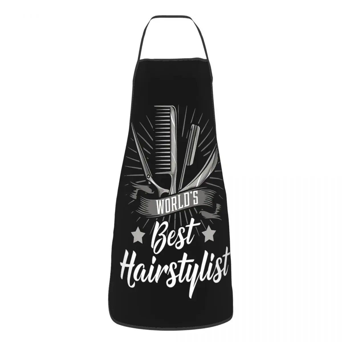 

Bib Best Hairstylist Aprons for Men Women Unisex Chef Cooking Kitchen Barber Hairdresser Scissors Tablier Cuisine Gardening