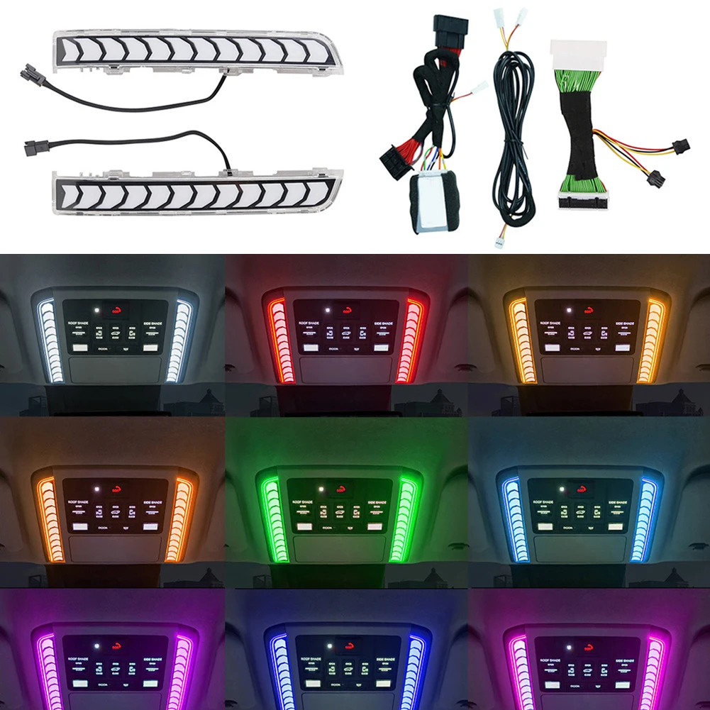 

Car Reading Light Modification Light Strip Adjustable Color Ambient Light For Toyota Alphard 40 Series 2023+