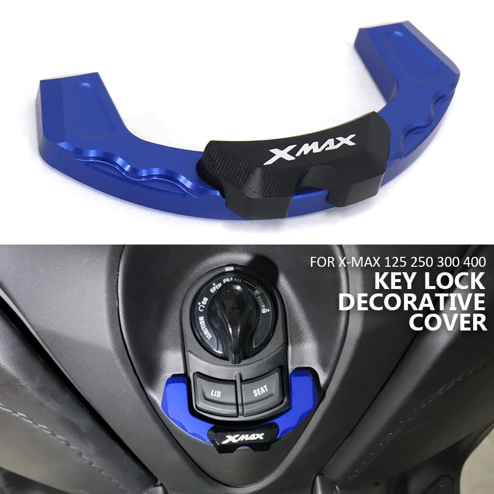 

Fit For YAMAHA XMAX 250 300 400 125 XMAX250 XMAX300 XMAX125 XMAX400 X-MAX Motorcycle CNC Electric Door Lock Decorative Cover Cap