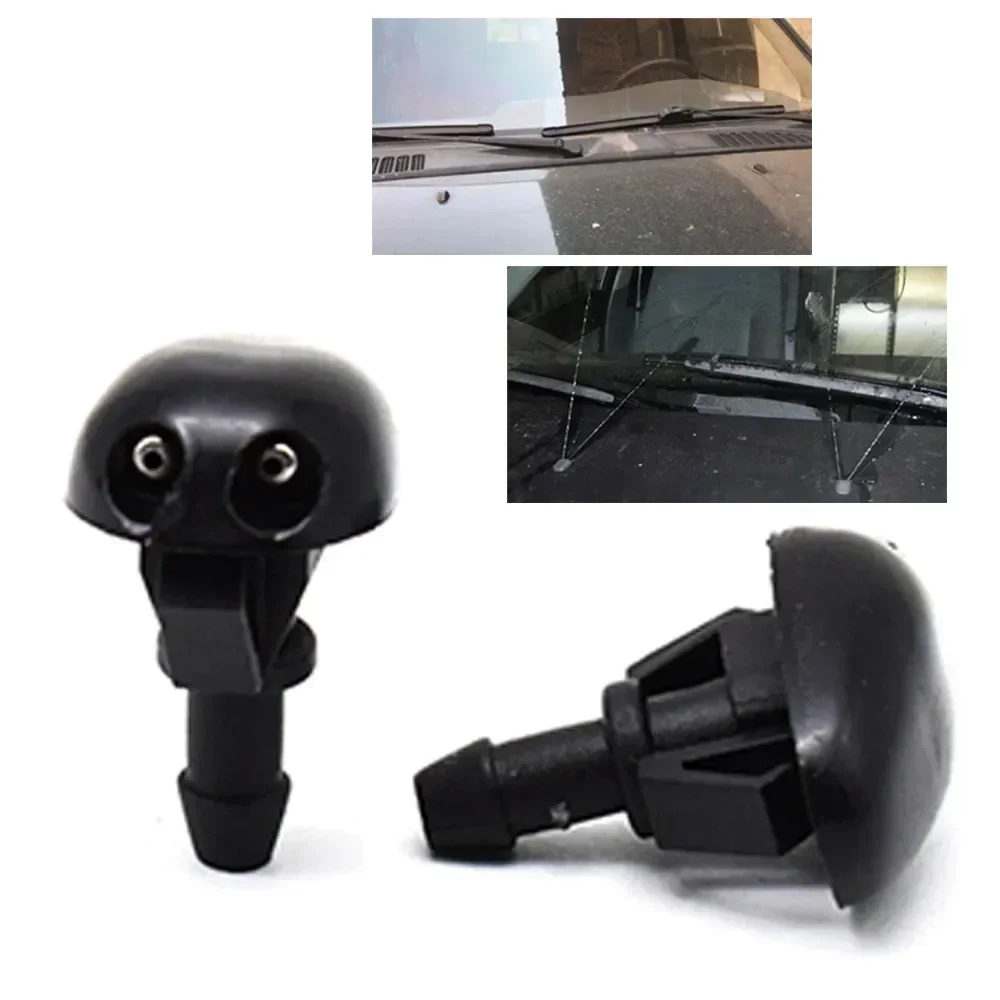 Car Windshield Wiper Washer Spray Nozzle 2Pcs For Nissan X-Trail T30 2000-2007 For Frontier D22 1998-2004 Sentra B15 2000-06 front wiper washer nozzle