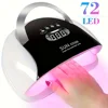 Sun X22 UV LED Lamp For Nail Manicure 72 LEDS Professional Gel Polish Drying Lamps With Timer Auto Sensor Equipment Tools 3