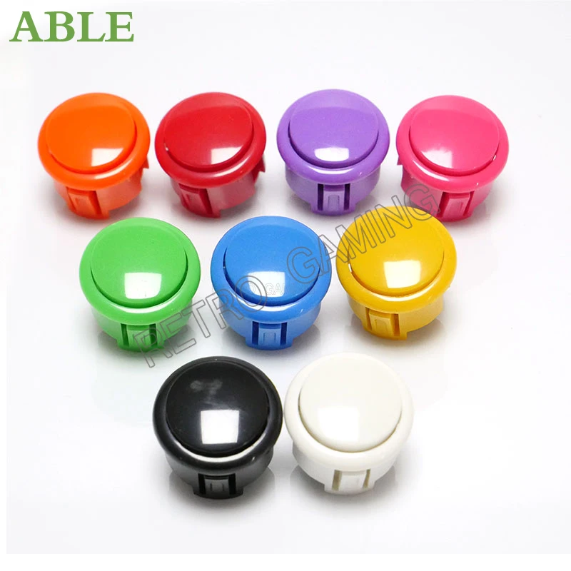 Arcade Push Button Copy Sanwa OBSF 30mm Arcade Cabinet Game Buttons Switch 12PCS for Jamma MAME Machine DIY Parts