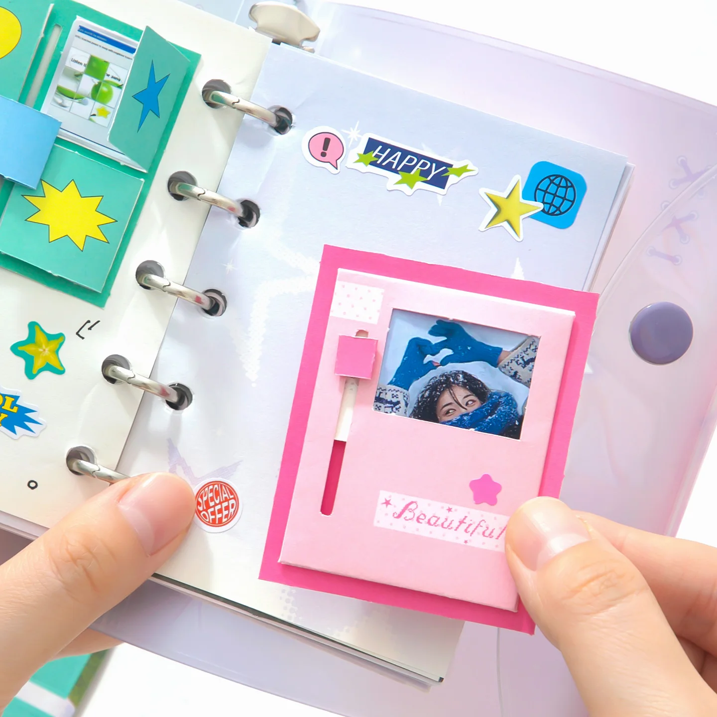 Creative Mechanism Material Kit for DIY Scrapbooking and Handmade Artworks