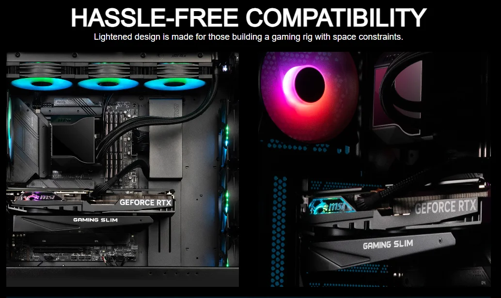 Description Picture 5 of itemOriginal Authentic MSI GeForce RTX 4070 SUPER 12G GAMING X SLIM Esports Gaming Computer Graphics Card  GDDR6X 650W Power Source