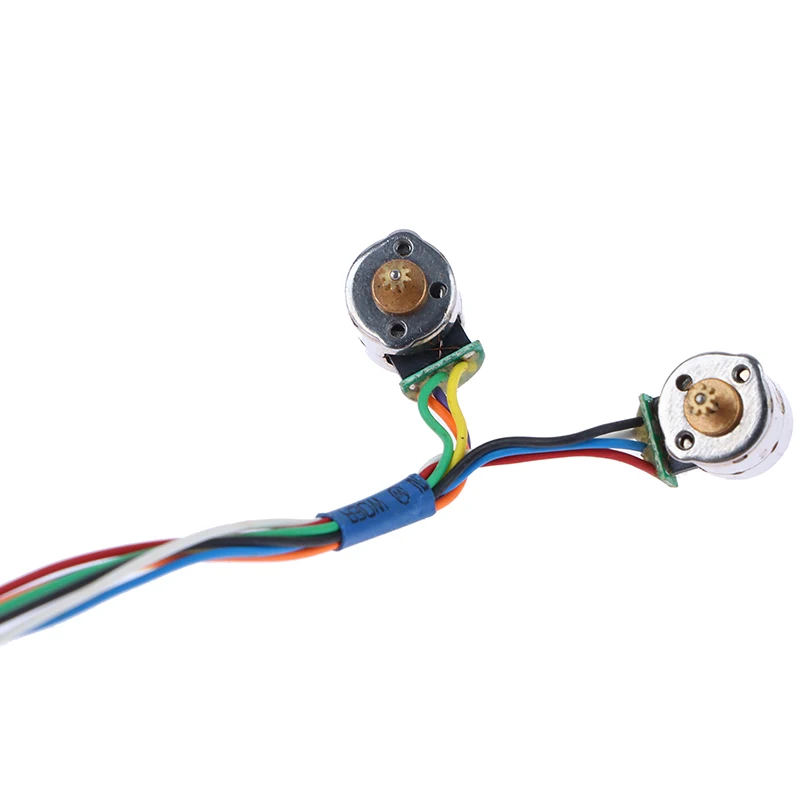 Description Picture 3 of item5Pcs/Set 8mm Micro Stepper Motor Small Electric 2-Phase 4-Wire Stepper Motor Precision with Copper Gear Connecting Wire
