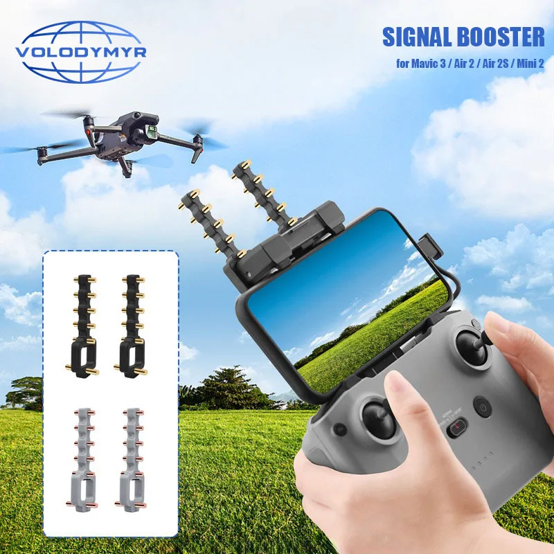 Antenne Yagi 5.8GHz pour DJI Mini 4 Pro/Air 3S/Air 3 - Amplificateur Signal RC-N2/N3