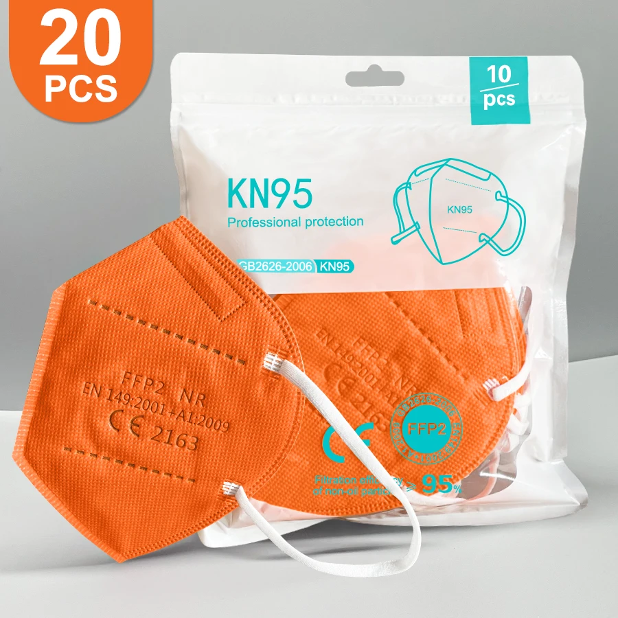 Premium 5-Layer FFP2 Face Masks - Adult Protection with Fast Free Shipping