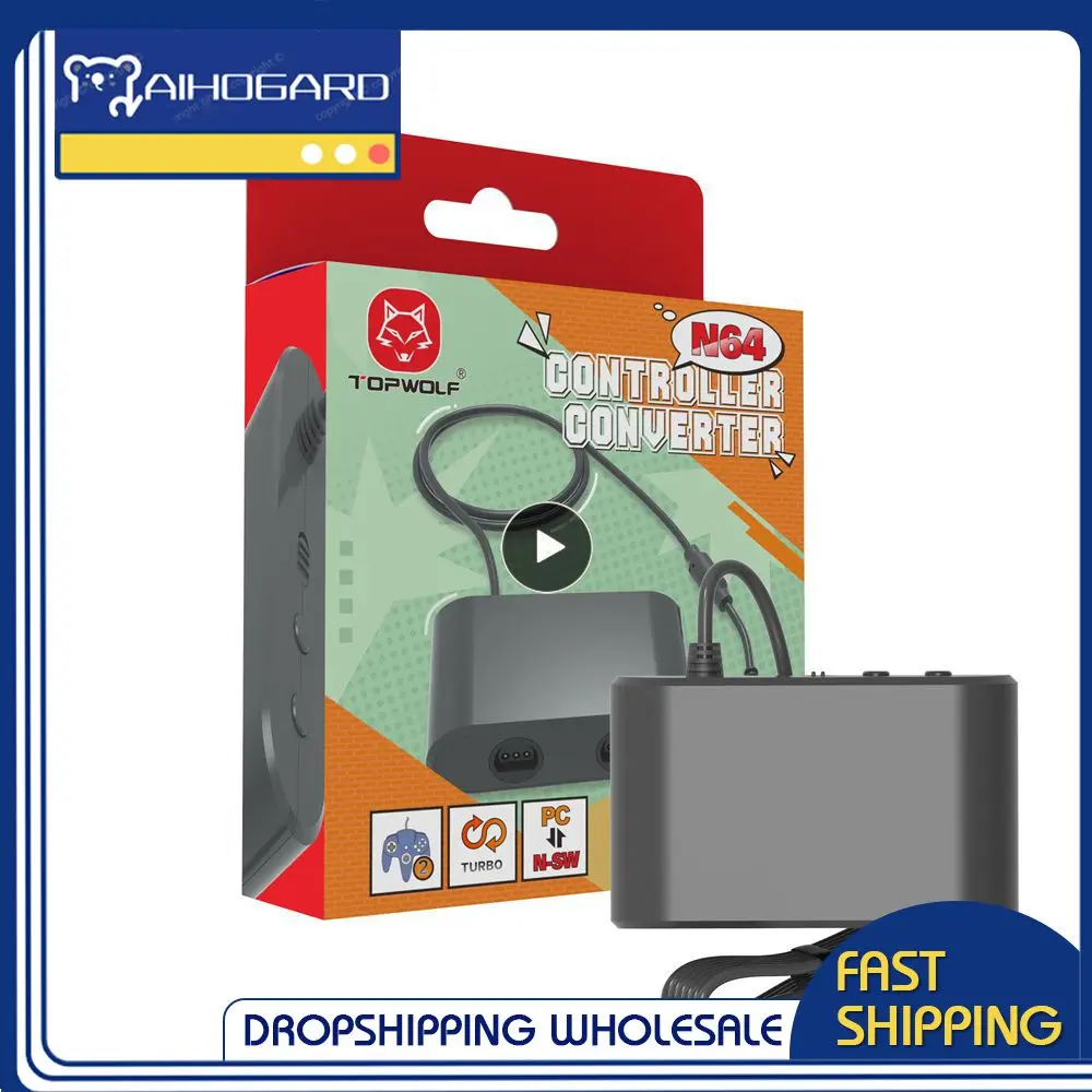 Convertitore Adattatore Usb Per Switch 64/Oled Modello Pc Windows Controller Adapter Gamepad Gaming Converter Adapter Per N64