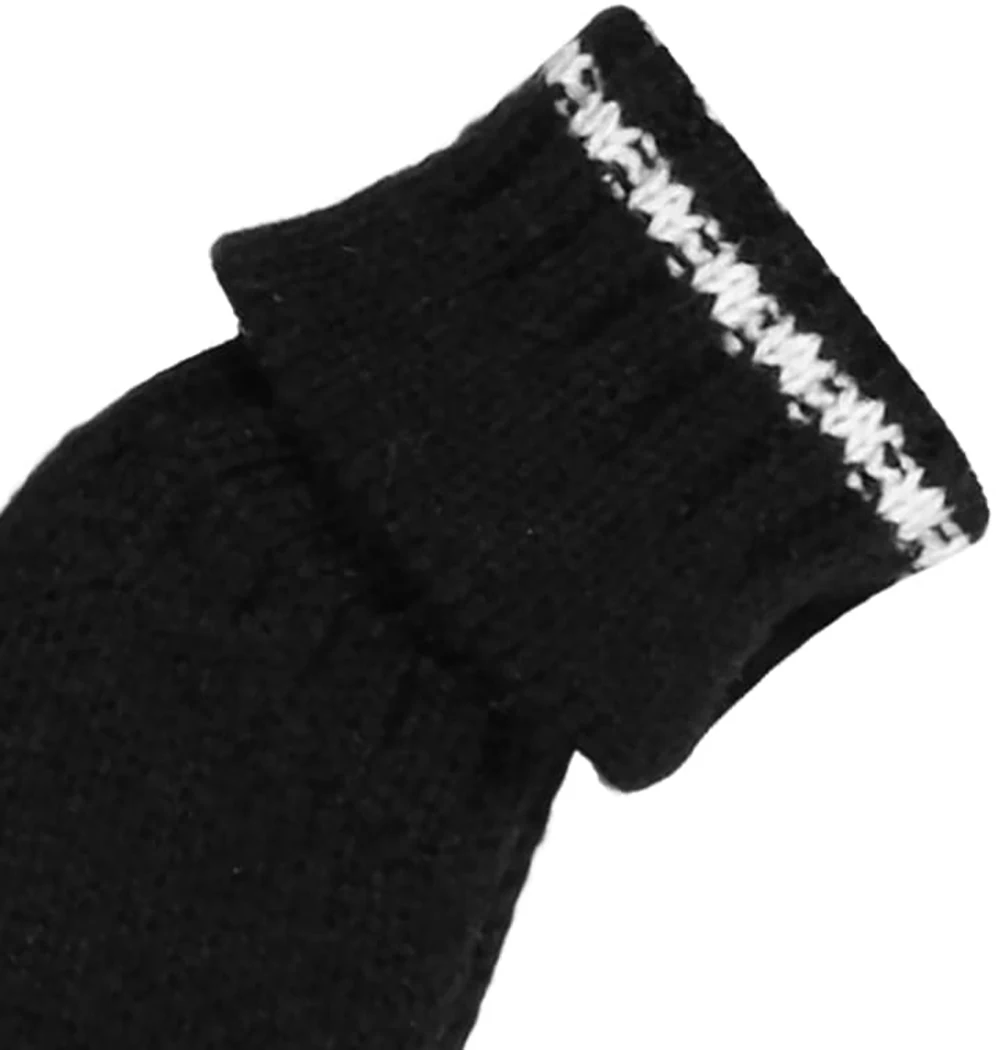 10Pcs Black Knitted Golf Headcover Covers Club Iron Golf Wedges Head Covers Knit Long-neck Sock Style Golf Headcovers Washable