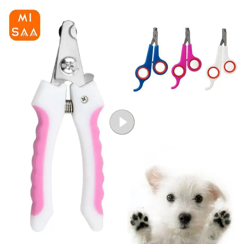 Professional Pet Nail Clippers Pet Dogs Cats Nails Toes Claws Pliers Animal Scissors Nail Trimmers Professional Cat Dog Supplies