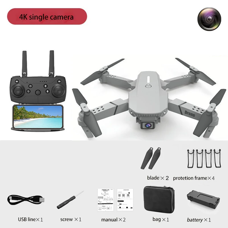 HD Dual Camera WIFI Quadcopter for Aerial Photography – Perfect Christmas and Halloween Gift