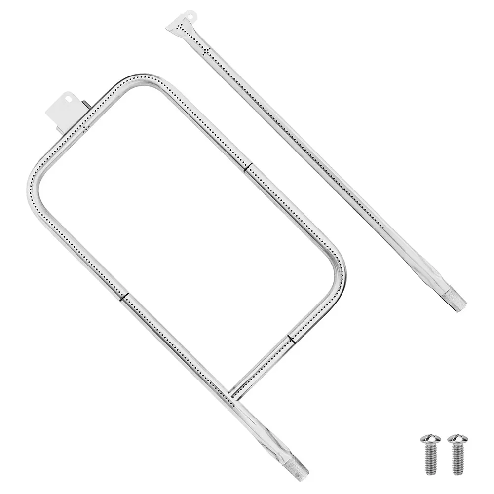 Stainless Steel Burner Tube Anti-corrosion Straight Burner Tube Gas Grill Burner Tube for Weber Q300/Q320 Q3000/Q3200 Gas Grill