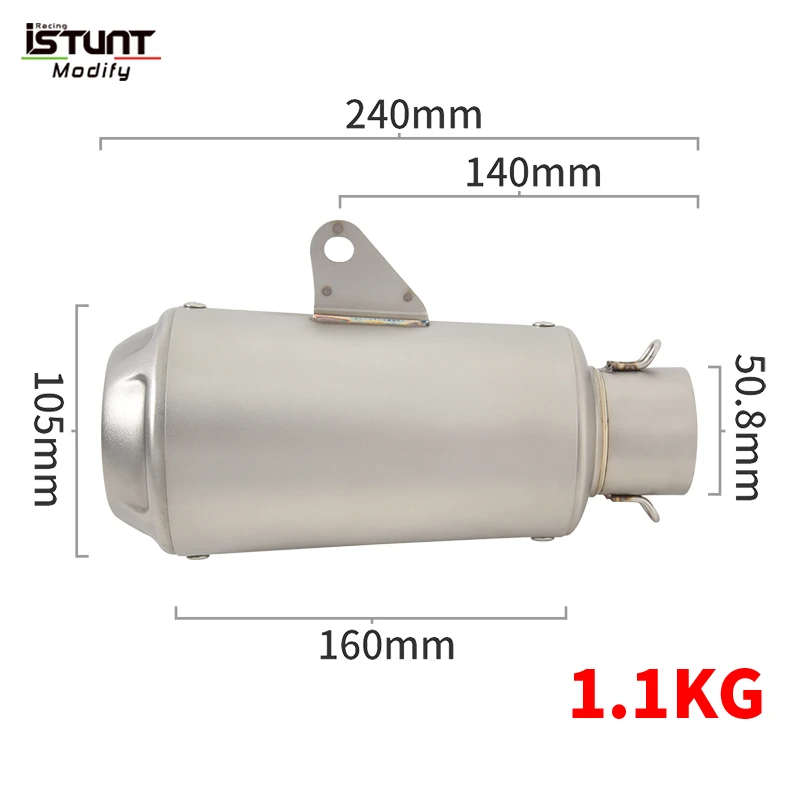 Slip On For KTM DUKE 125 250 390 Adventure 2020 2021 2022 Motorcycle Exhaust Escape Moto System Modify Muffler with DB Killer - Image 6