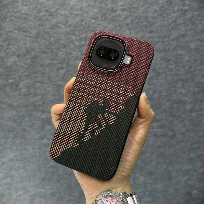 Stylish and Simple Carbon Fiber Ultra-thin Anti-drop Phone Case