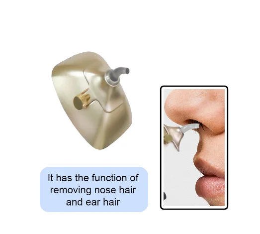 

Silver nose hair replacement head