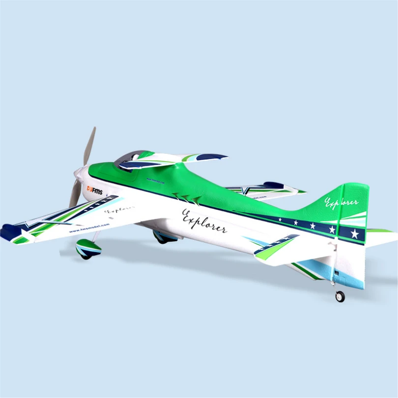 FMS F3A PNP RC Airplane 1020MM Explorer Aerobatic 3D Green
