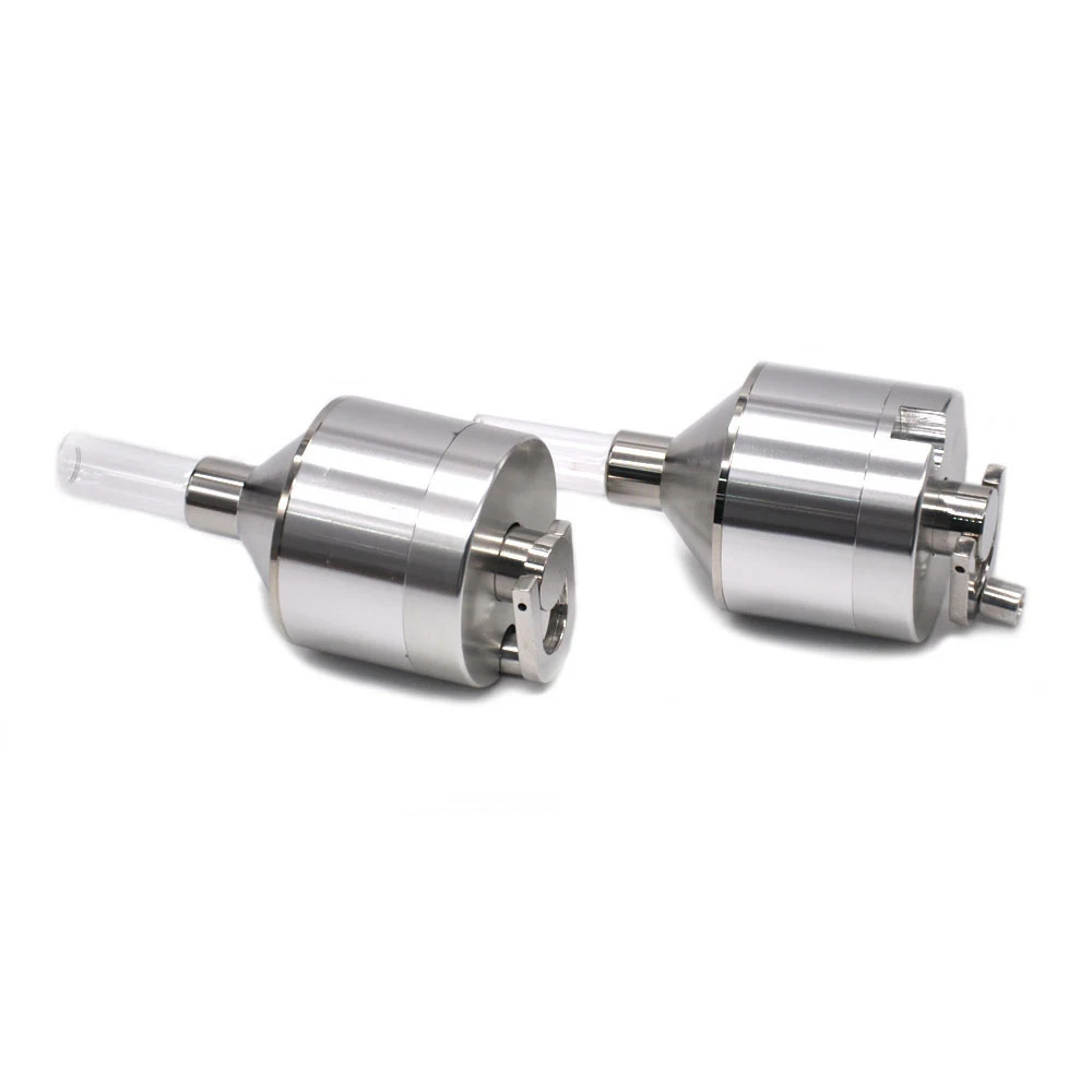 Metal Powder Grinder 44mm 56mm Hand Crank Spice Mill Funnel Food Grinders Container Kitchen Tools