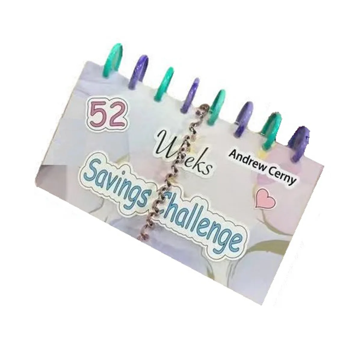 

Папка для сбережений, 52 недели, бумажник для экономии денег, многоразовая бюджетная книга с конвертами для наличных, матовая