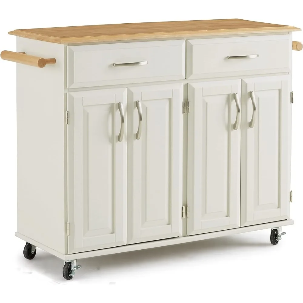 

kitchen islands, White Kitchen Cart
