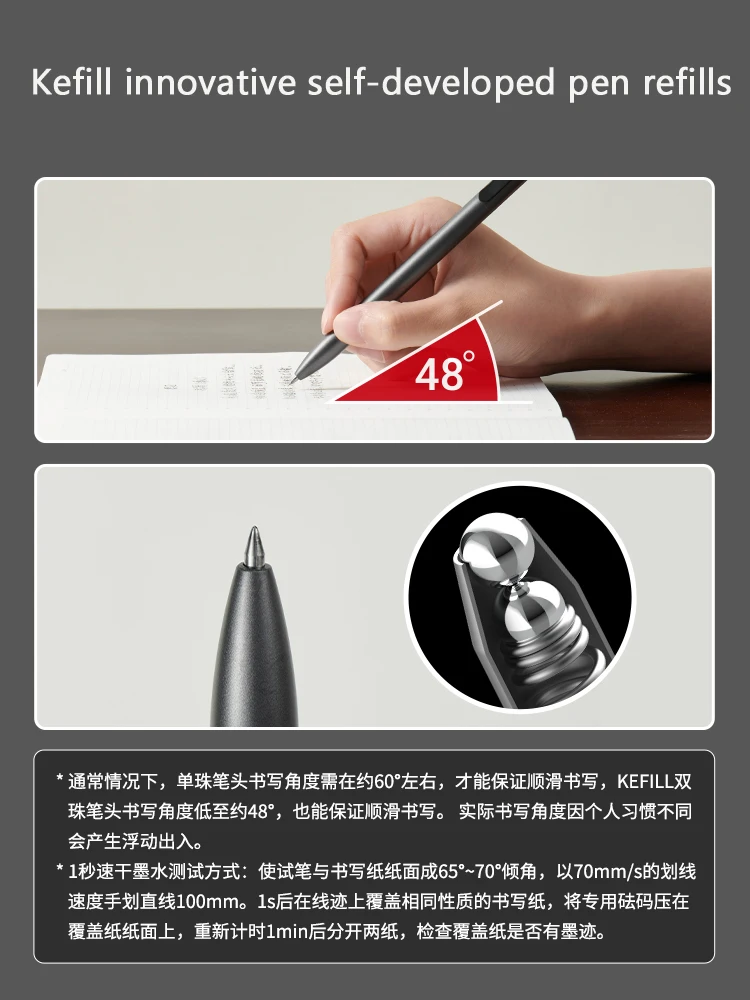 Kaco DAILY Gel Pens 0.5mm Bullet Tip Signature Pen, Birthday Gifts for Children Guests Journaling Stationery Office Accessories 3