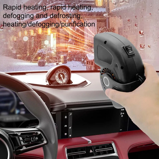 Window Defroster Fan 2 In 1 Heating/Cooling Demister For Auto