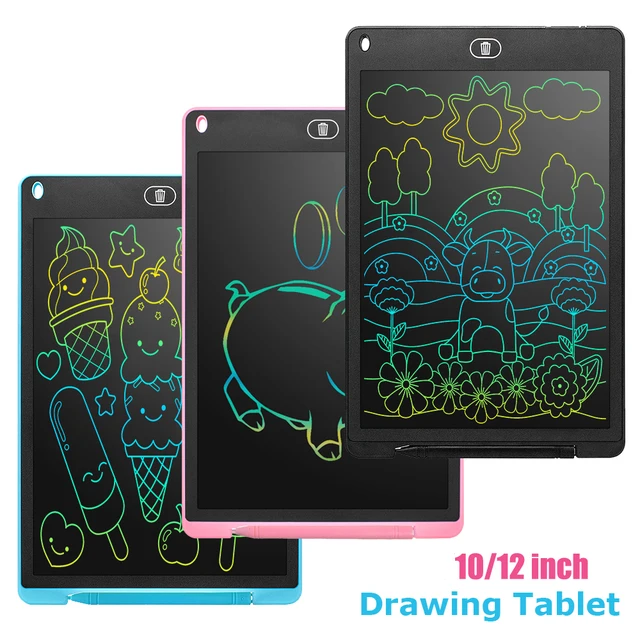 10/12/inch Colourful LCD Writing Tablet Drawing Board Kid Graffiti Sketchpad Toys Handwriting Blackboard Drawing Board Kids Toys 1