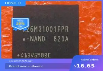 

100% NEW H26M31001FPR e-NAND H26M31001FPR-e-NAND