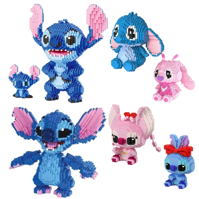 2023new Disney Series Music Stitch Cartoon Character Model Series Building  Blocks Puzzle Set Children's Toy Gift - Blocks - AliExpress