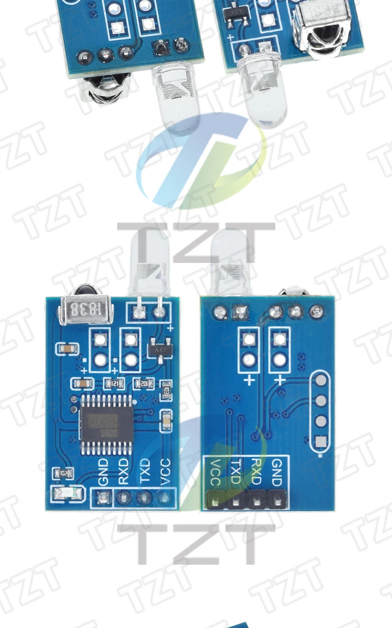 TZT 1/3 Stück 5V IR Infrarot-Fernbedienungs-Decoder Encoder Sender Empfänger Drahtloses Modul Qualität auf Lager für Arduino – Detail 5