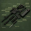 1/3 Metal M416 Scale Toy Gun Miniature M4A1 Rifle Sniper Model Assemble Disassemble Build Kit Collection Toy Gifts 3