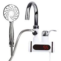 Connecteur de robinet d'eau chaude électrique sans réservoir instantané 220V 3-sec, affichage numérique LED, robinet de cuisine à chauffage rapide, fluide chauffé 1