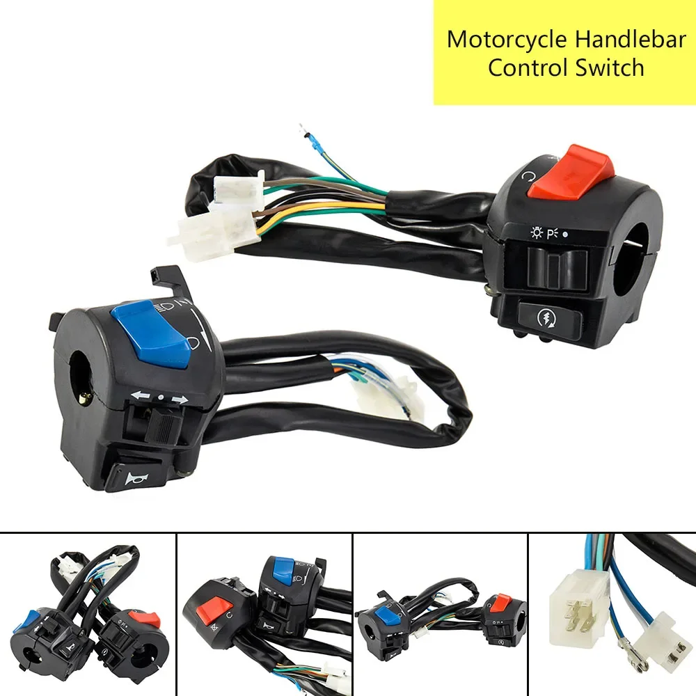 Interruptor De Manillar De Motocicleta Para Luc De Motocicleta De 12v, Interruptor A Prueba De Agua, Luz De Bicicleta, Interruptor De Luz De Manillar Atv Compatible Con 7/8 De 91,04 € | DHgate