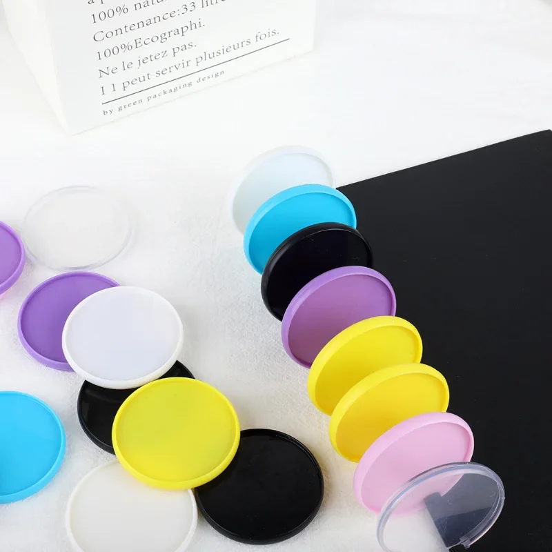 50PCS54MM large solid color plastic binding buckle, loose-leaf mushroom hole notebook binding consumables. 100pcs28mm new matte notebook mushroom hole button loose leaf buckle coil buckle love frosted binding buckle