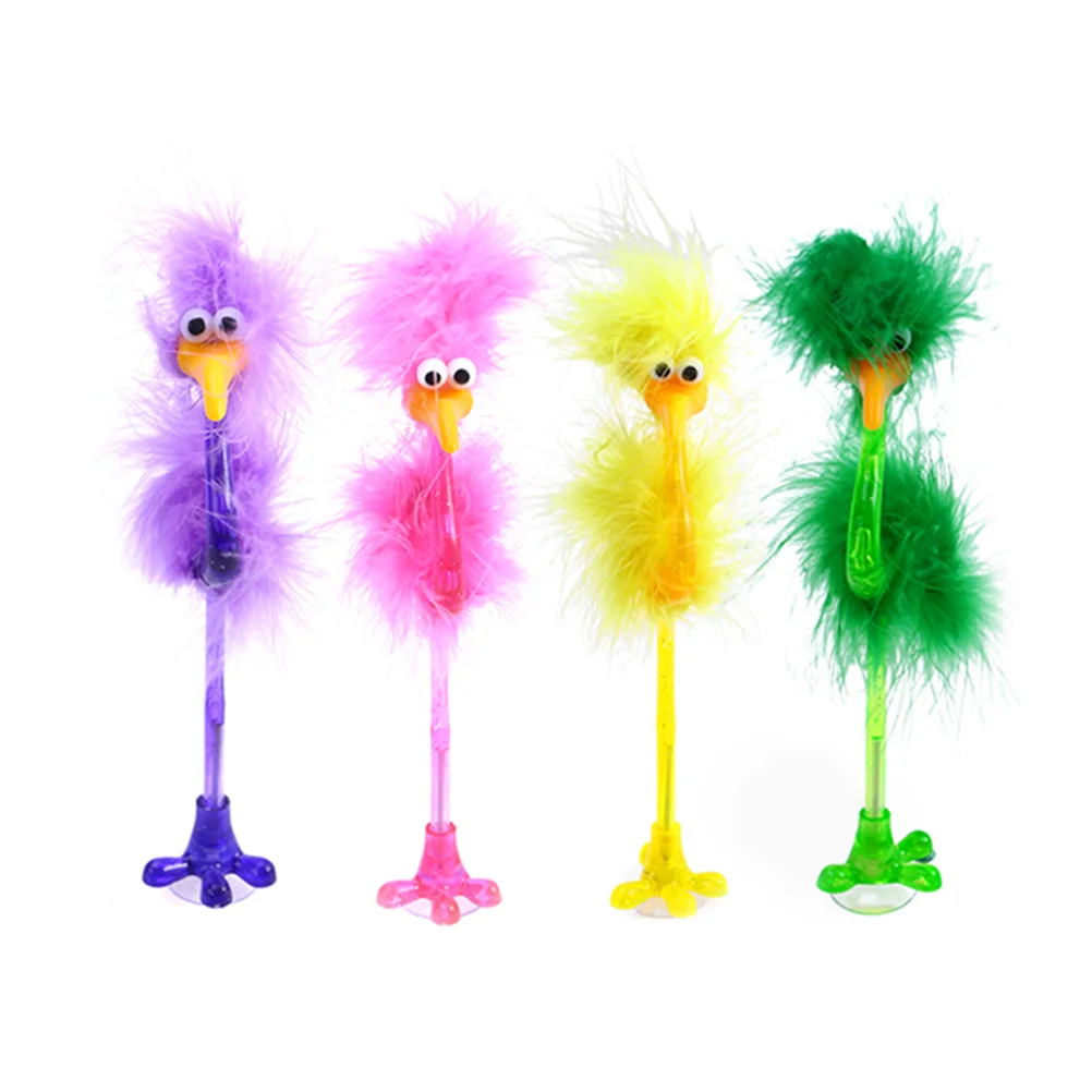 

Cartoon Ostrich Ballpoint Pen Set - Fun Writing Supplies for Students and Parties
