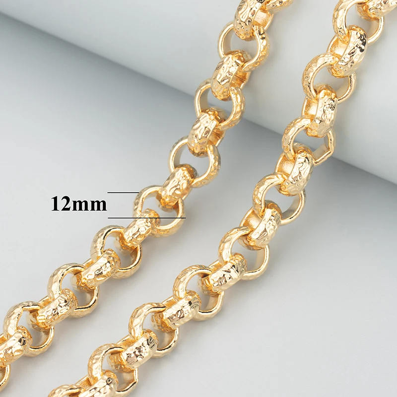 GUFEATHER, 1 m/Los, C118, Schmuckzubehör, REACH-Pass, nickelfrei, DIY-Kette, 18 Karat Gold rhodiniert, Kupfer, DIY-Armband-Halskette – Detail 11