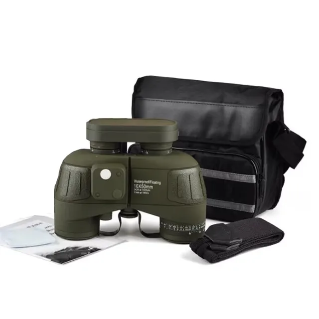 本体綺麗です✨】海洋双眼鏡 10x50mm ミニタリー