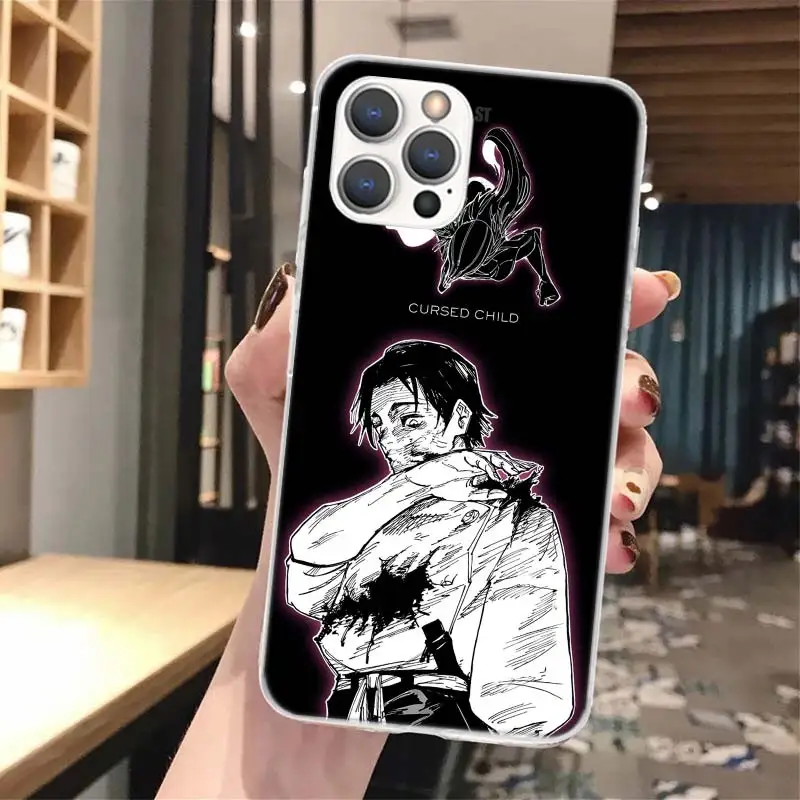 Kaisen Jujutsu Art Soft Phone Case - Stylish Anime Pattern Cover