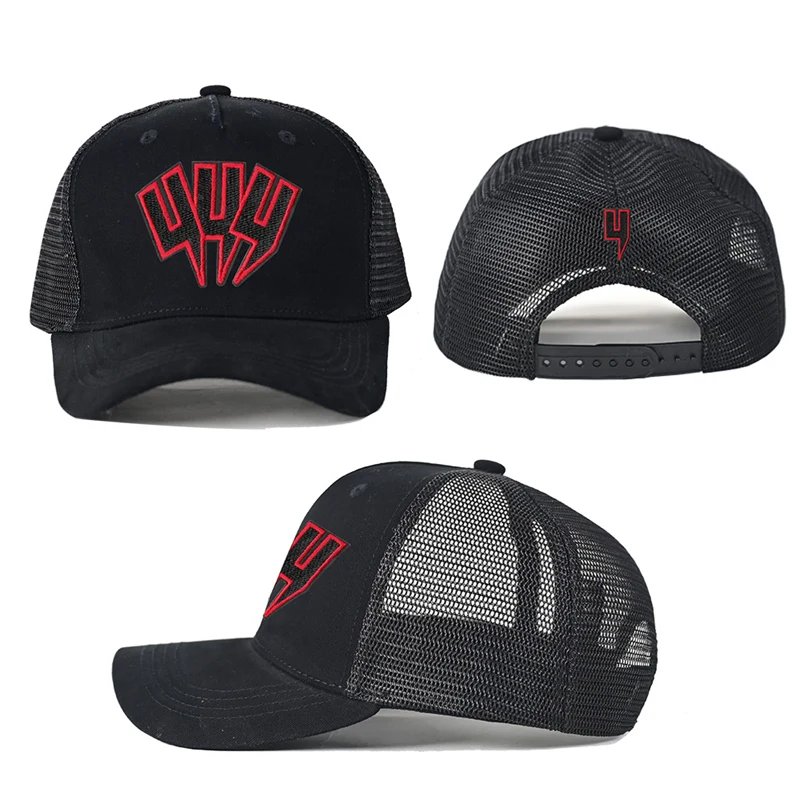 Retro Fashion English Letter Embroidery Men's Sun Caps Breathable Cheap Hats for Men Outdoor Tennis Caps Men Gorras Deportivas