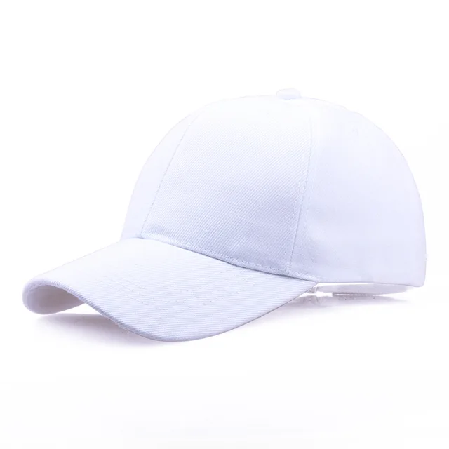 หมวก Unisex New Black Cap Solid Color Baseball Cap Snapback Caps Casquette Hats Fitted 11