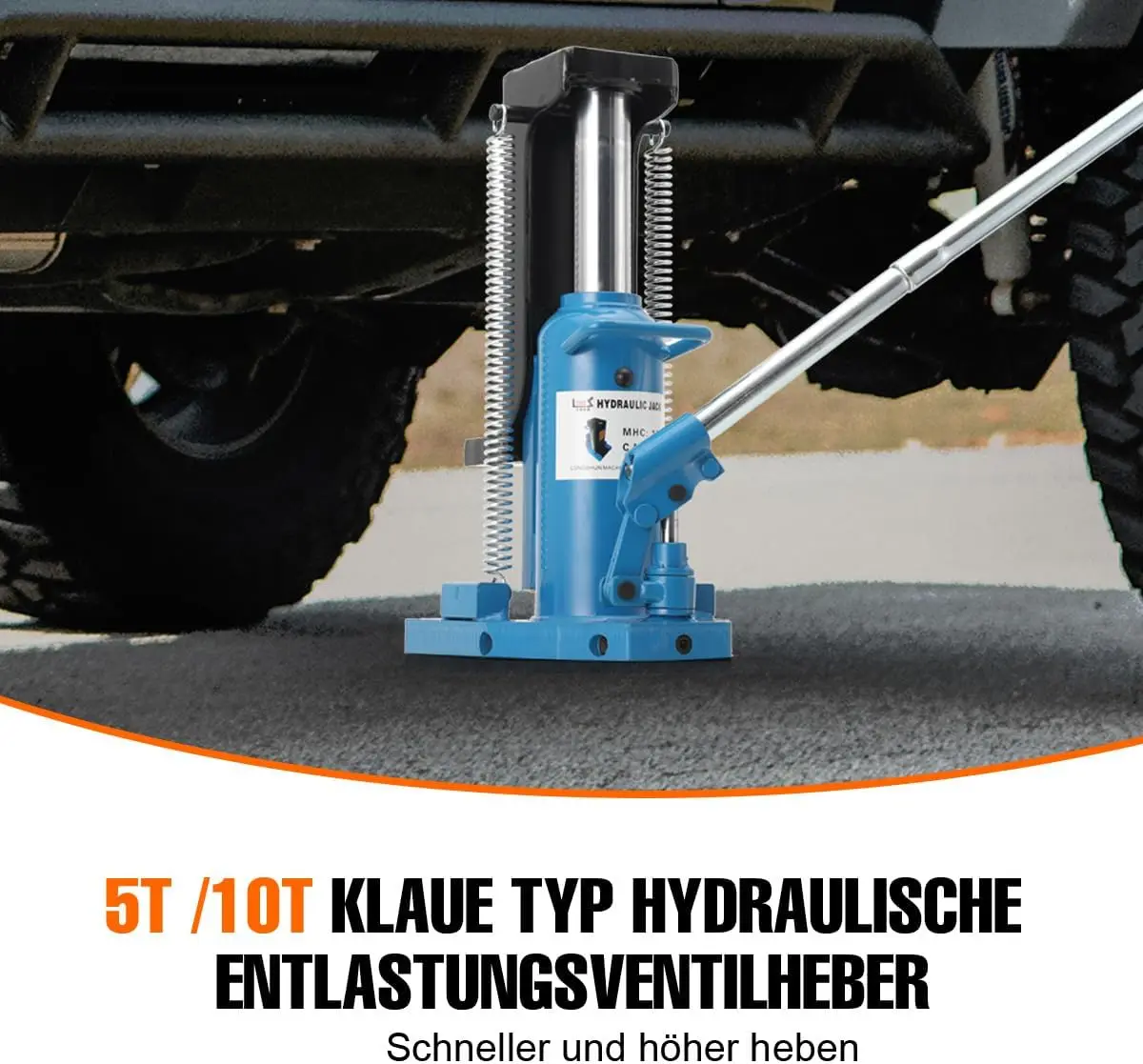 Zehenheber-Hebebühne, hydraulische Maschine, Bodenheber-Hebekapazität: 5–10 Tonnen, hydraulischer Zehenheber für Autos für Maschinen – Detail 3