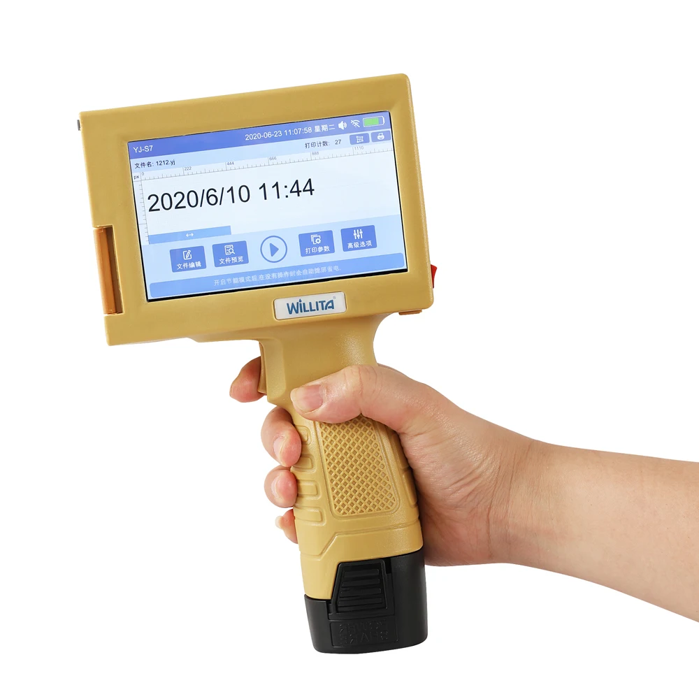 

Умная портативная струйная маркировочная машина TIJ, струйный карман, цифровой принтер, пластиковый Карманный принтер