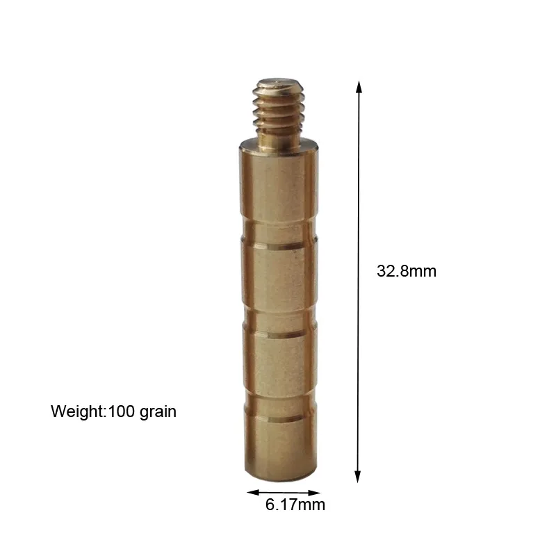 12pcs 25/50/100 Gr Additional Weight Bob-weight Counterweight Balancer for Aluminium Inste Compound Bow Hunting Shooting