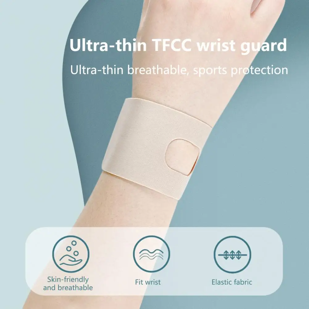 

Wrist Protector Cozy Anti-slip Breathable Sprain Prevention Wrist Strap Yoga Supplies Compression Bracer Sports Wristband