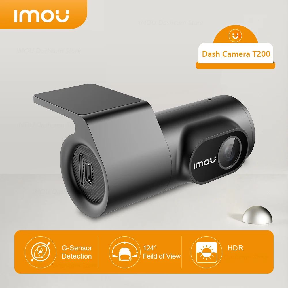

IMOU Dash Camera T200 2MP Car DVR Video Recorder DashCam 24H Парковка Голосовое управление WiFi Парковка Авария Запись 124 ° Автомобильная камера